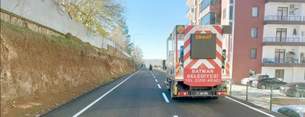 324 KİLOMETRE YOL ÇİZGİSİ TAMAMLANDI