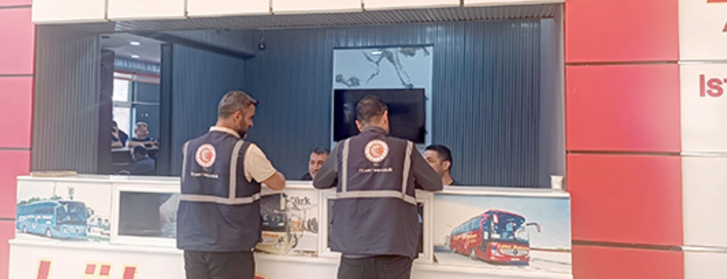 BAYRAM �NCES� OTOGAR DENET�MLER� SIKILA�TIRILDI