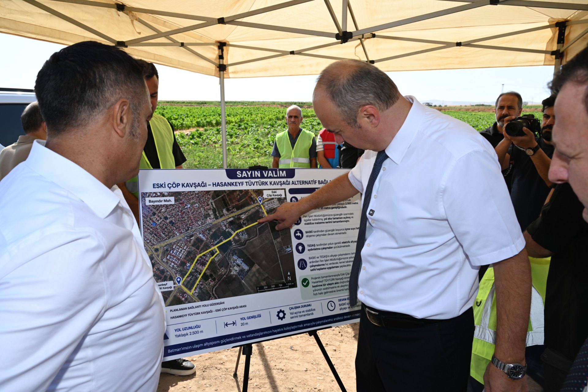 Çöplük ve Hasankeyf kavşaklarına alternatif yol