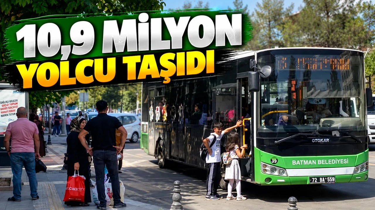 10,9 MİLYON YOLCU TAŞIDI