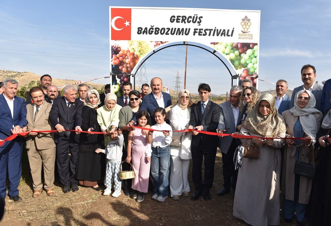 5. Gercüş Bağbozumu ve Gastronomi Festivali başladı
