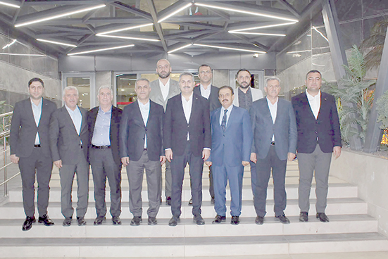 ŞANSİ VE EROĞLU, BELEDİYE BAŞKANLARIYLA BİR ARAYA GELDİ