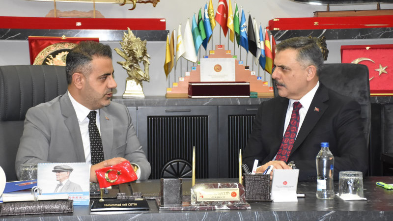 ÇETİN, BAKAN ÇİFTÇİ'Yİ AĞIRLADI